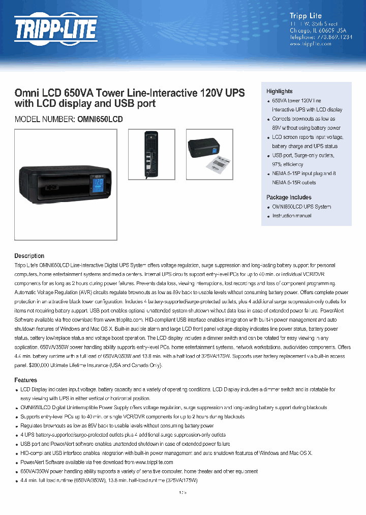 OMNI650LCD_8103127.PDF Datasheet