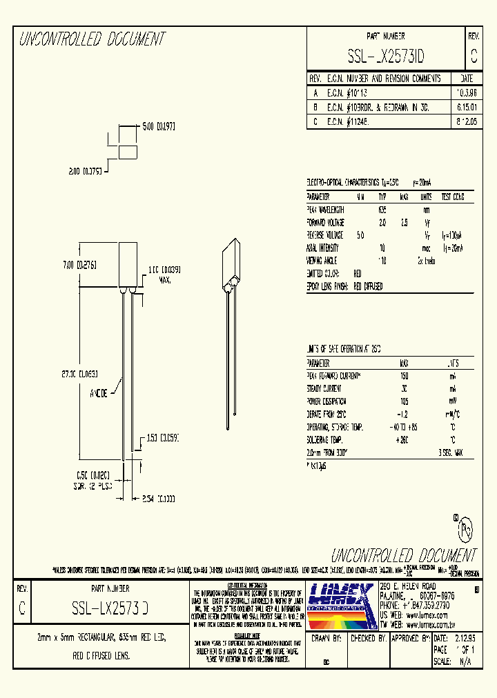 SSL-LX2573ID_8113513.PDF Datasheet