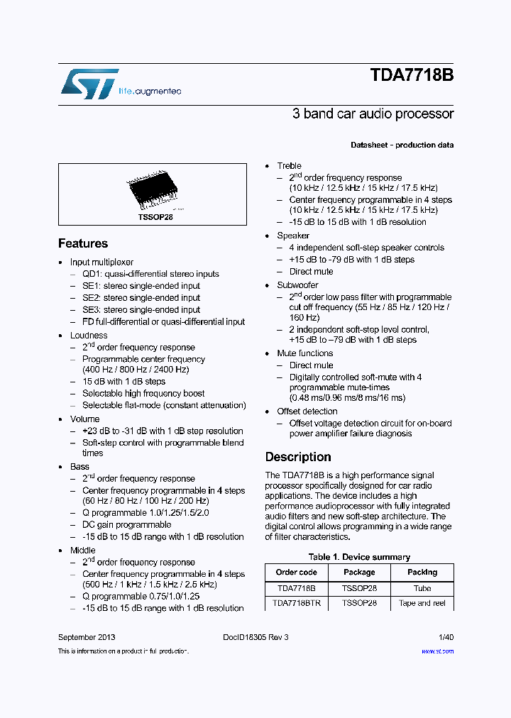 TDA7718BTR_8114327.PDF Datasheet