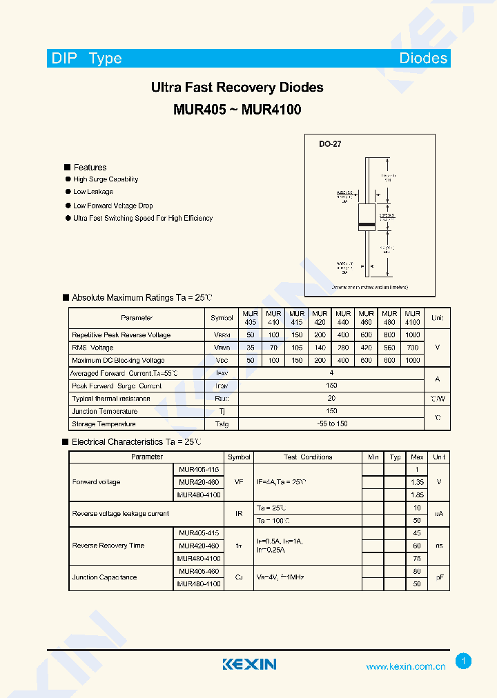 MUR410_8116053.PDF Datasheet