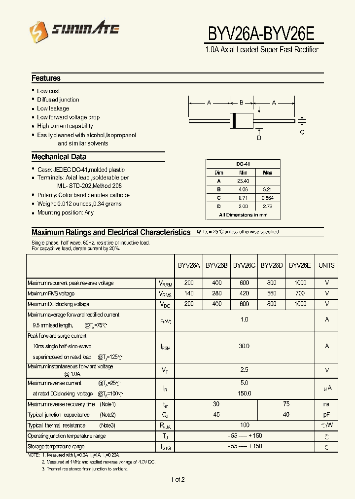 BYV26D_8120143.PDF Datasheet