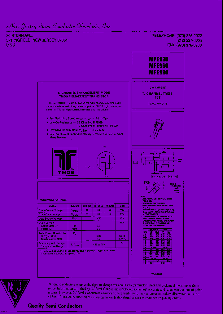 MFE960_8120655.PDF Datasheet