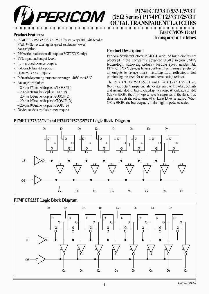 PI74FCT373TP_8121584.PDF Datasheet