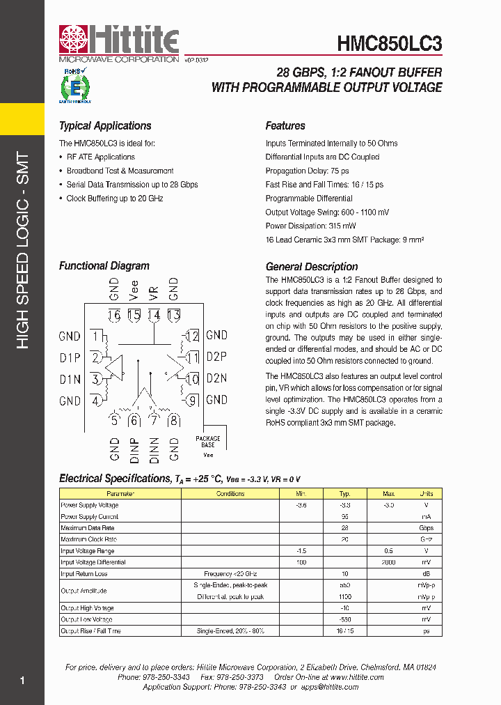 HMC850LC3_8123831.PDF Datasheet
