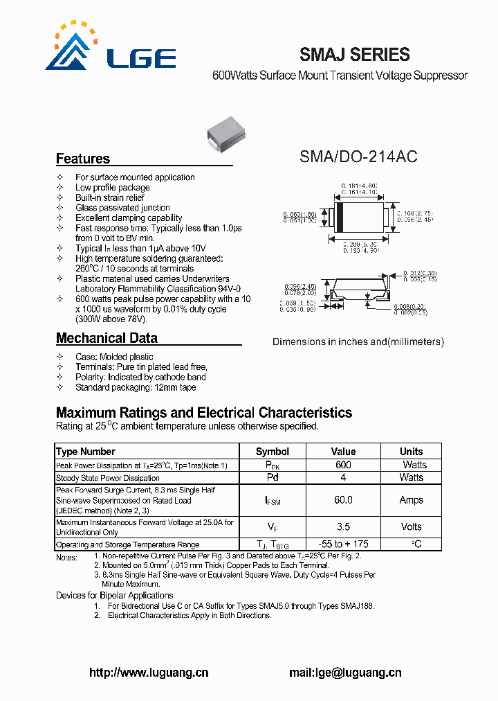 SMAJ50_8124441.PDF Datasheet