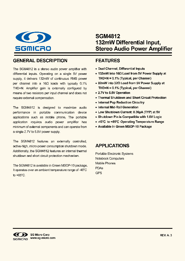 SGM4812_8125955.PDF Datasheet