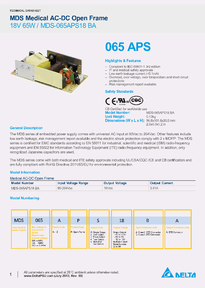 MDS-065APS18BA_8128519.PDF Datasheet