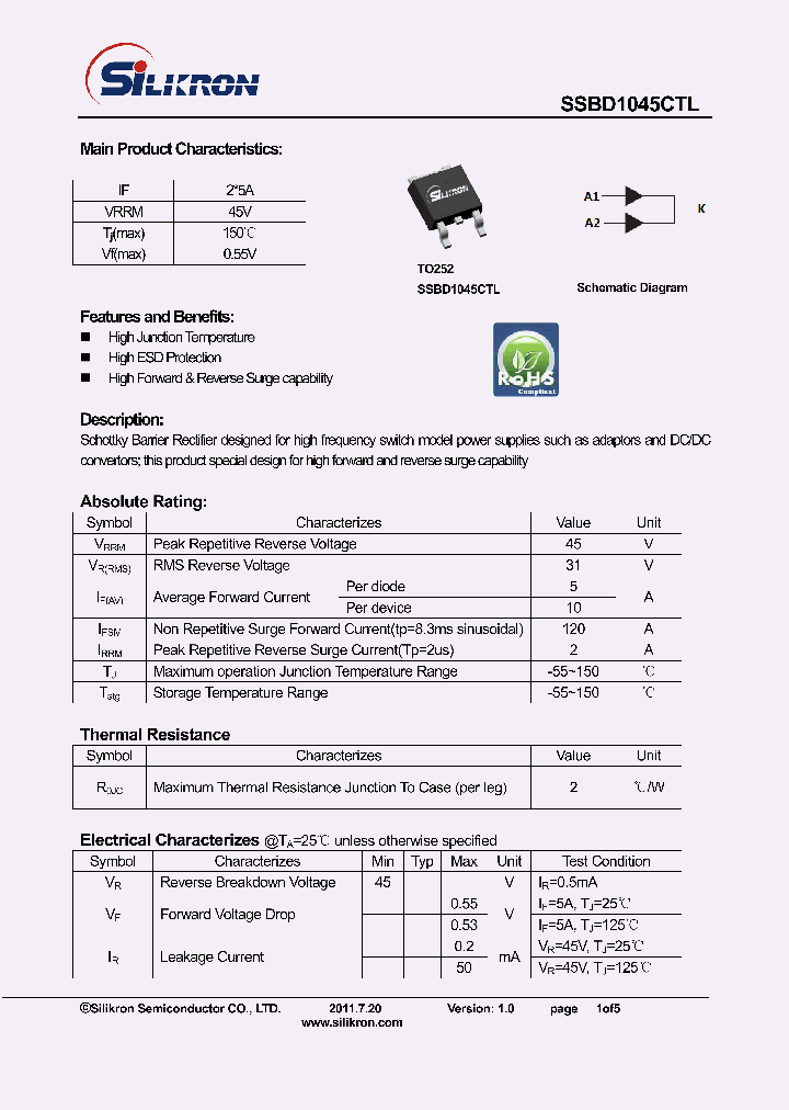 SSBD1045CTL_8130131.PDF Datasheet