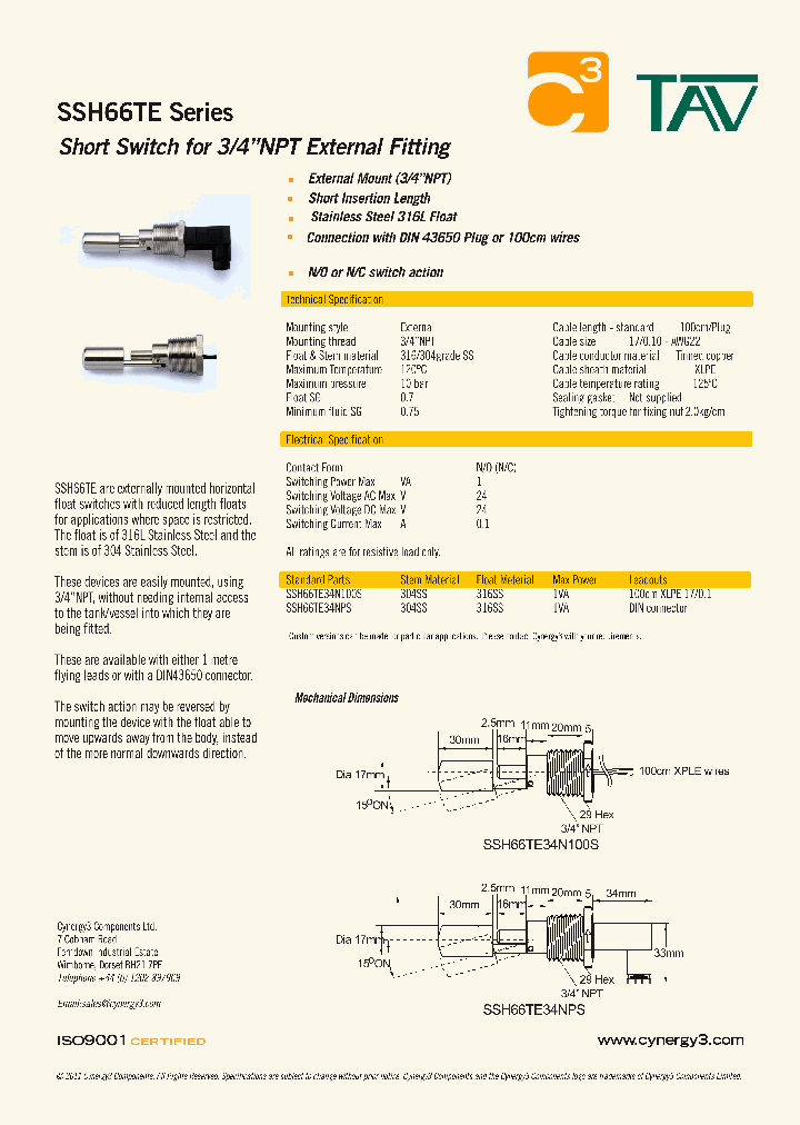 SSH66TE_8130302.PDF Datasheet