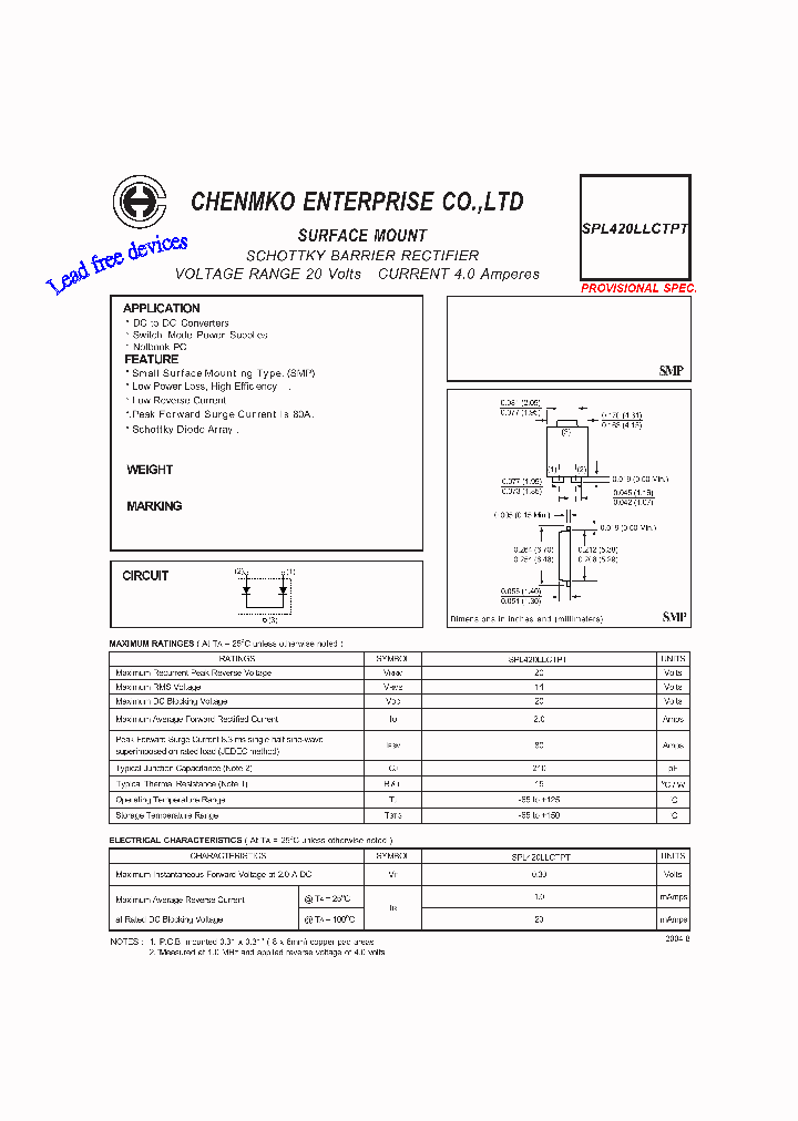 SPL420LLCTPT_8131619.PDF Datasheet
