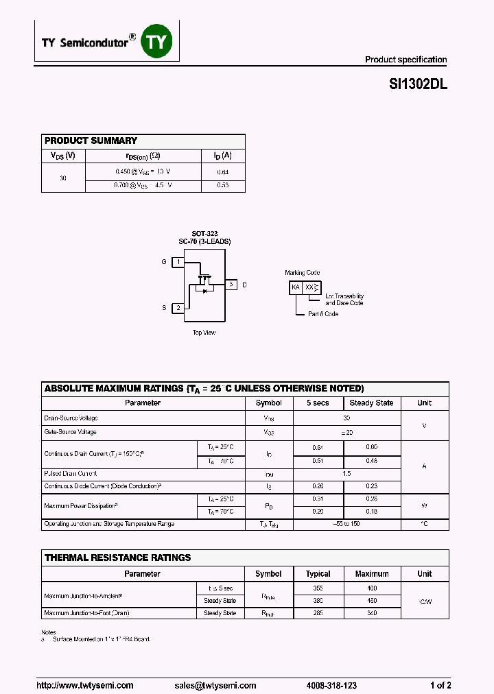 SI1302DL_8131776.PDF Datasheet