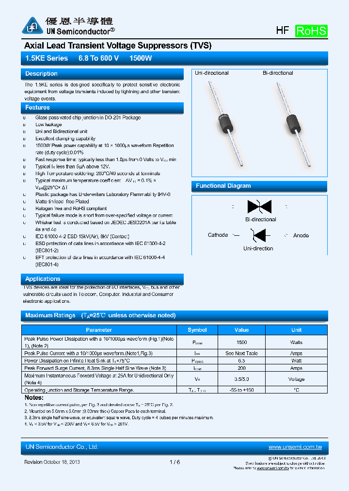 15KE600CA_8132346.PDF Datasheet