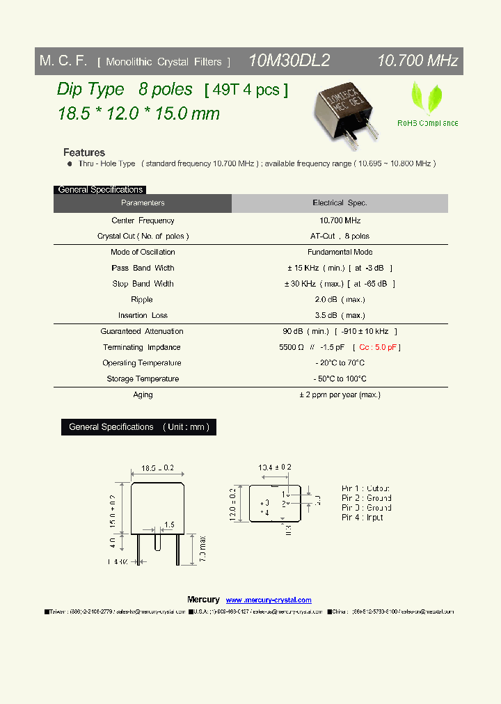 10M30CL2_8133323.PDF Datasheet