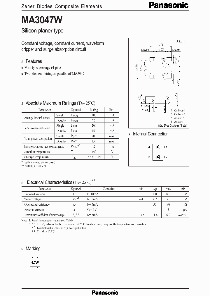MAZ3047X_8136451.PDF Datasheet