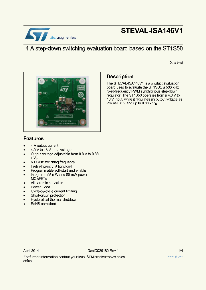 STEVAL-ISA146V1_8140499.PDF Datasheet