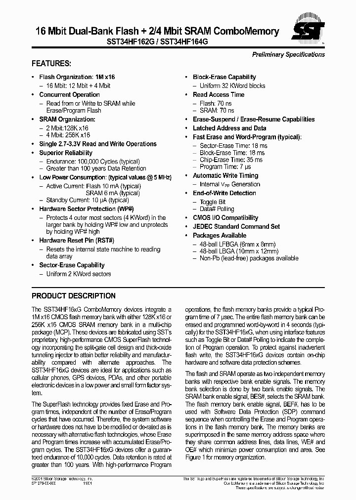 SST34HF164G_7824071.PDF Datasheet