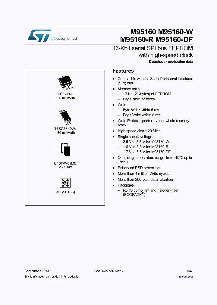 M95160-DF_8147111.PDF Datasheet