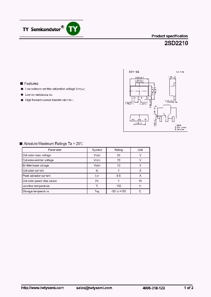 2SD2210_8149932.PDF Datasheet