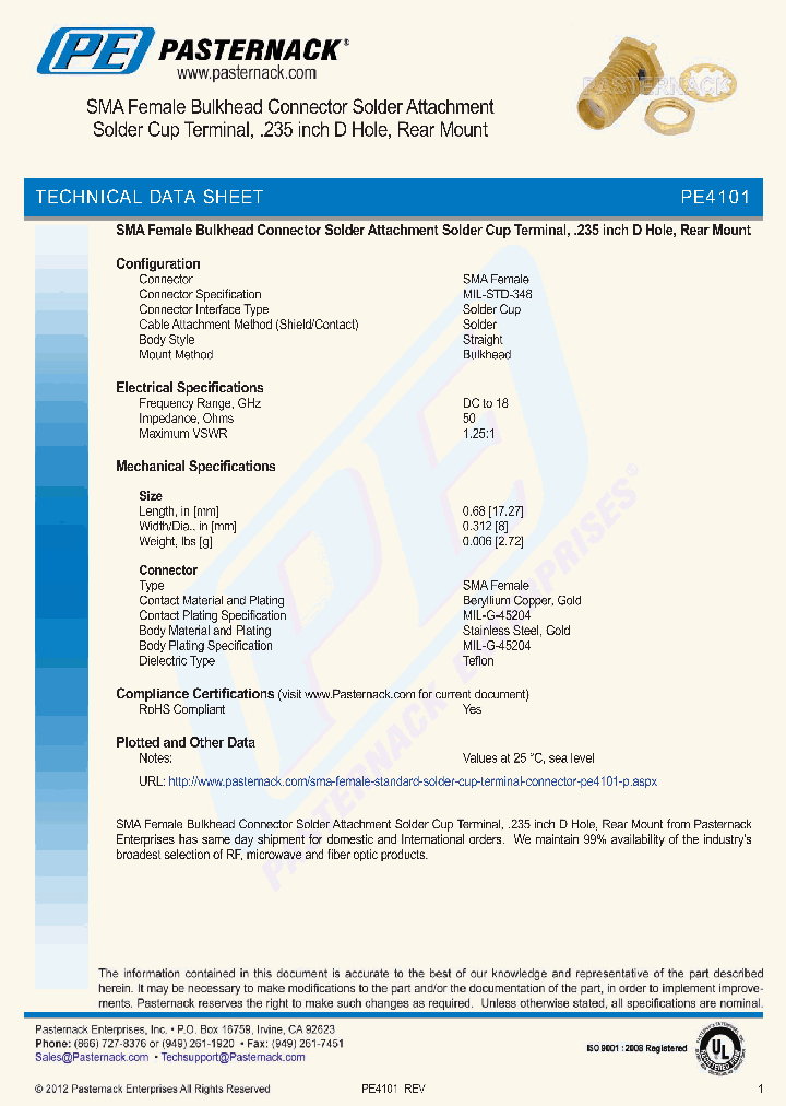 PE4101_8151801.PDF Datasheet