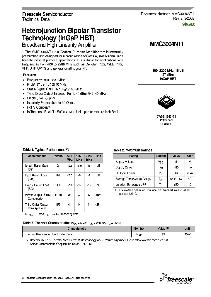 MMG3004NT1_8151663.PDF Datasheet