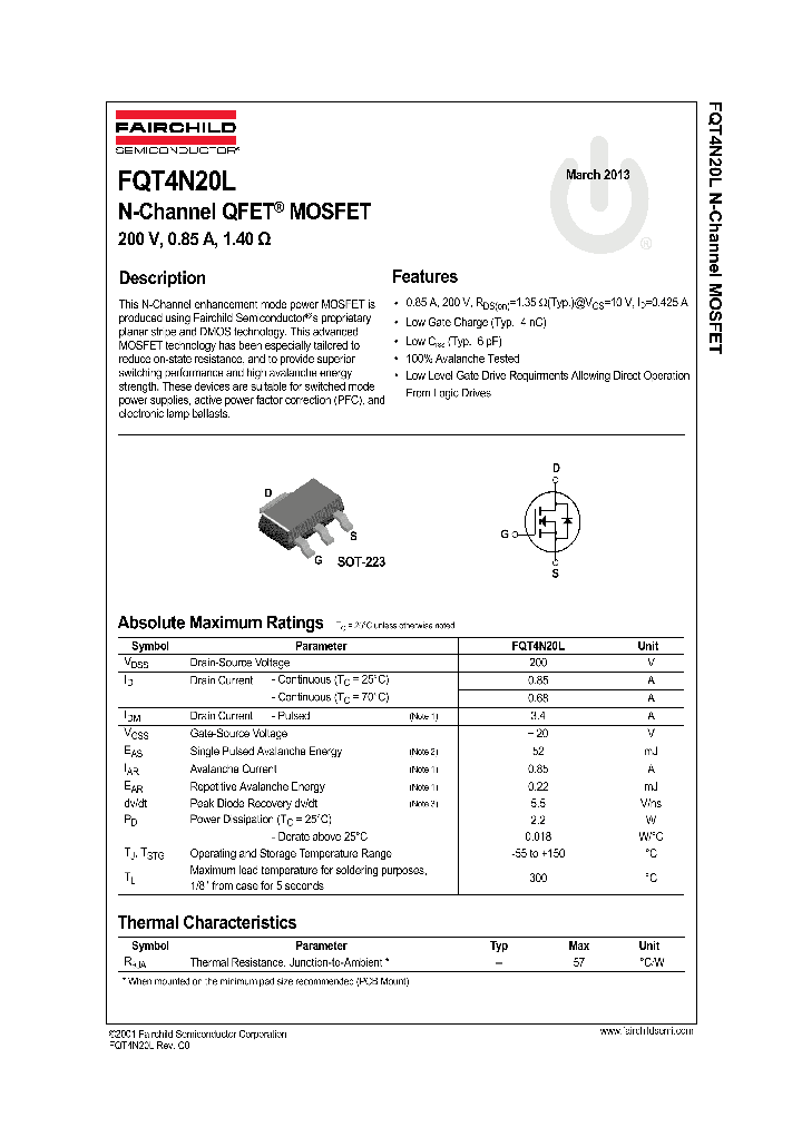 FQT4N20LTF_8152416.PDF Datasheet