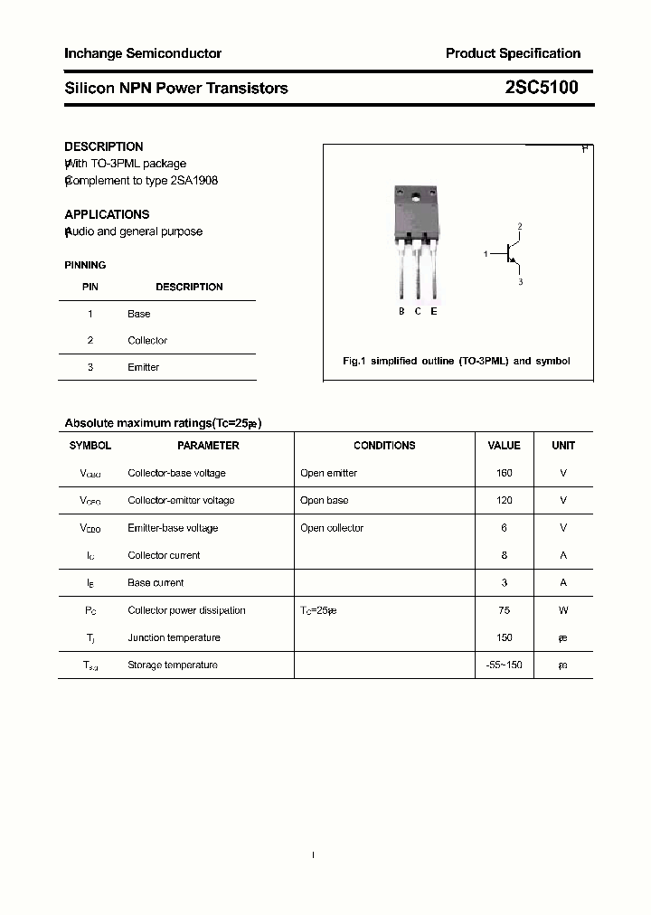 2SC5100_8152822.PDF Datasheet