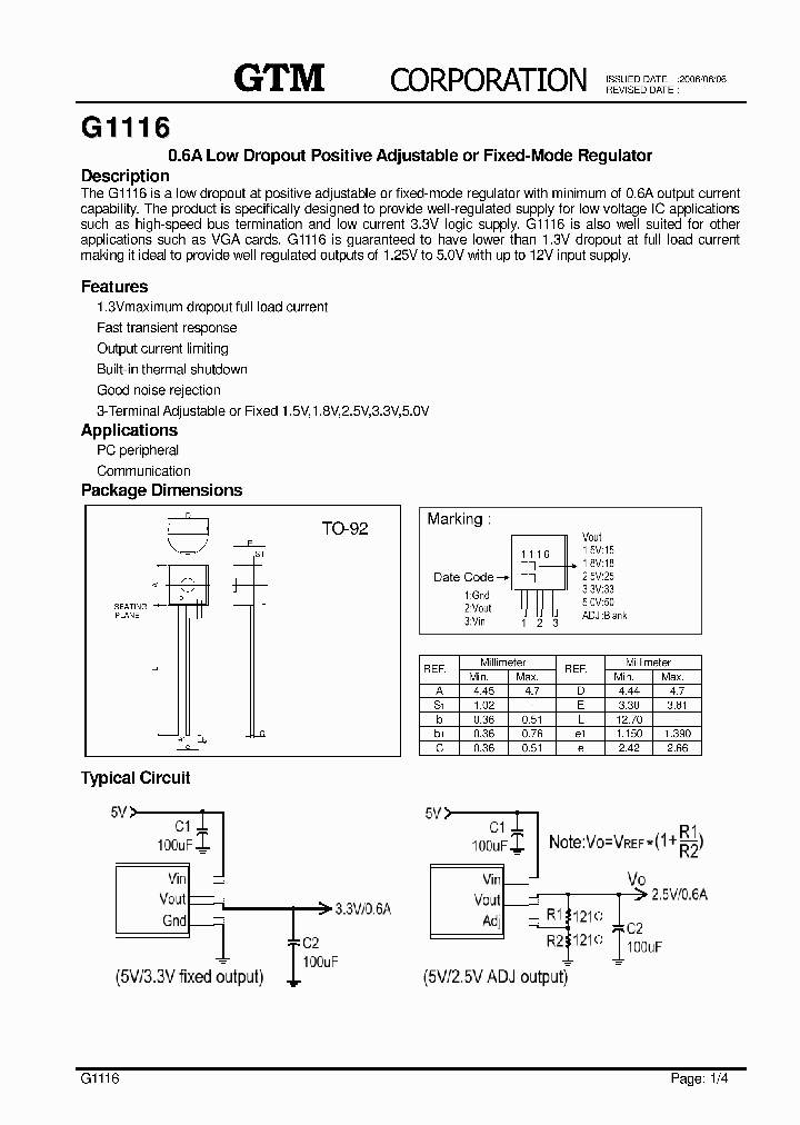 G1116_8155819.PDF Datasheet
