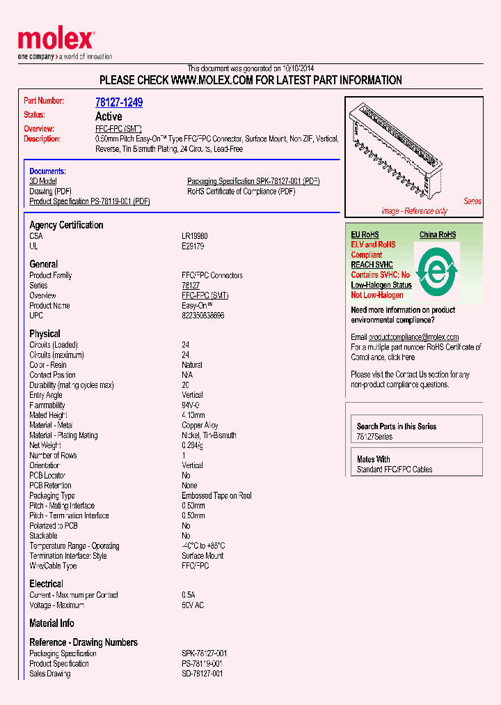 78127-1249_8157850.PDF Datasheet