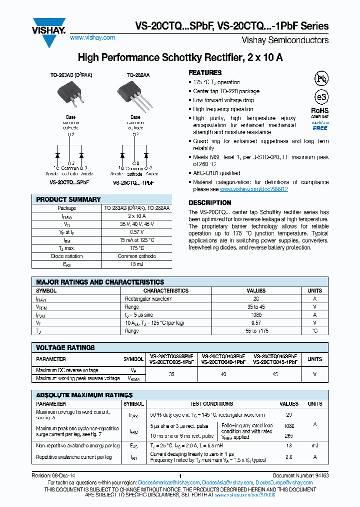 VS-20CTQ040SPBF_8164041.PDF Datasheet