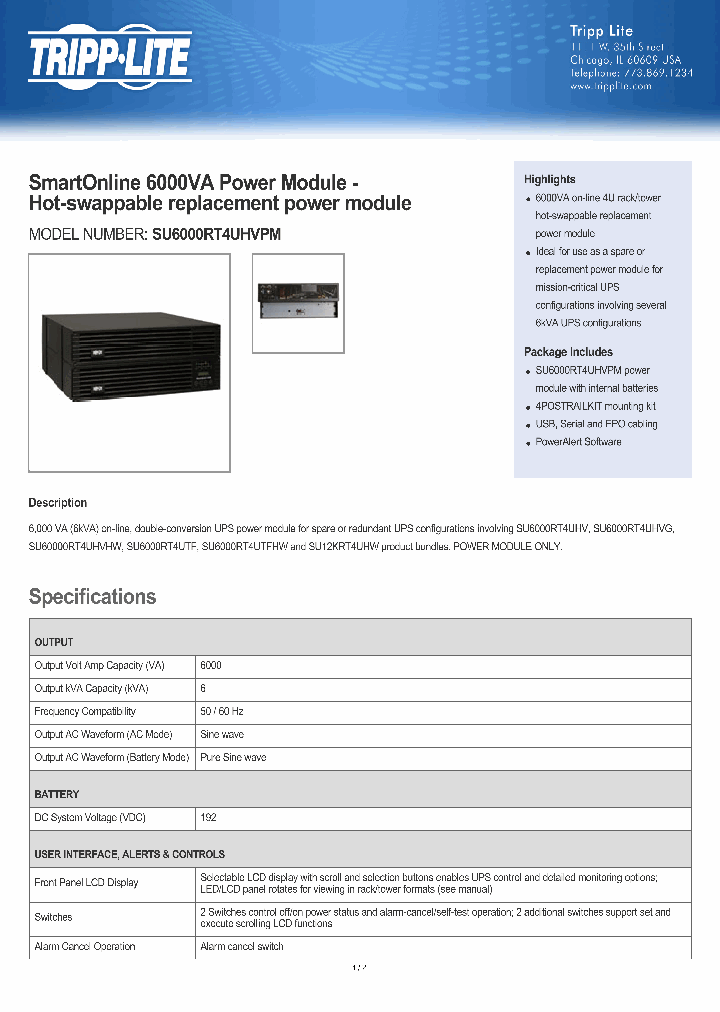 SU6000RT4UHVPM_8165605.PDF Datasheet