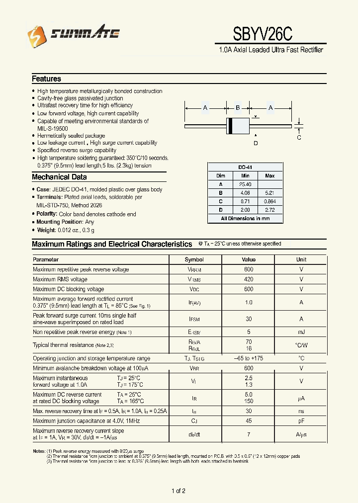 SBYV26C_8170216.PDF Datasheet