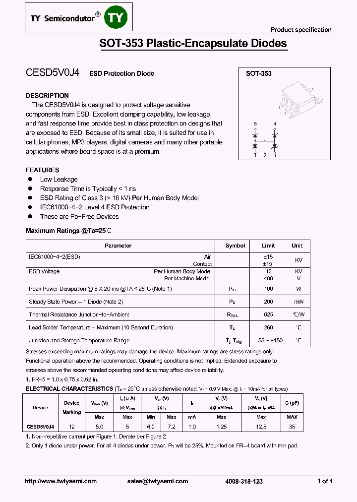 CESD5V0J4_8172613.PDF Datasheet