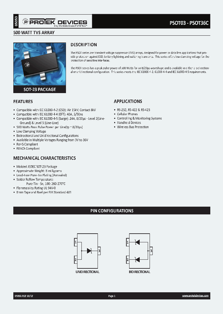 PSOT12C-LF_8174551.PDF Datasheet