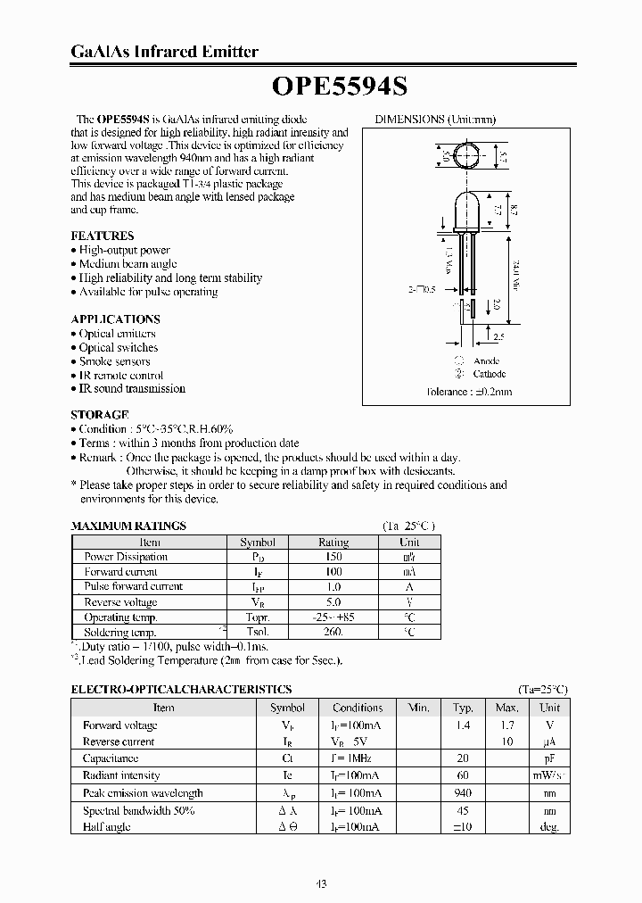 OPE5594S_8177246.PDF Datasheet