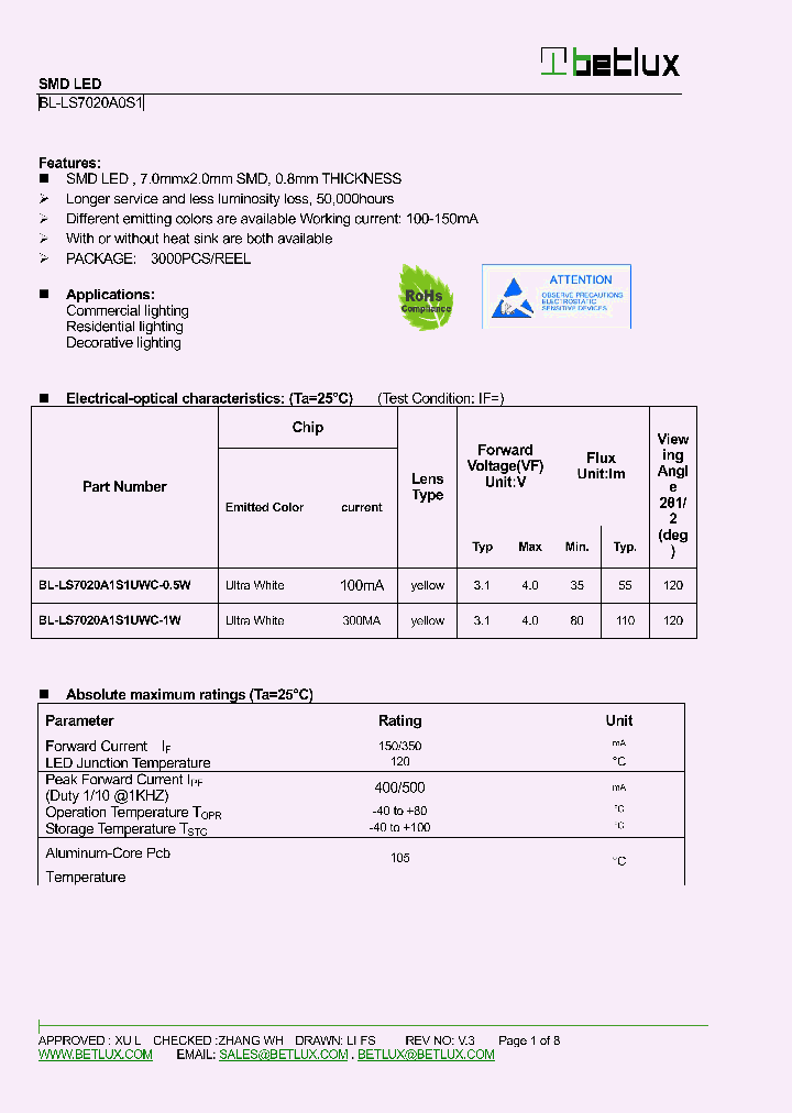 BL-LS7020A1S1_8180792.PDF Datasheet