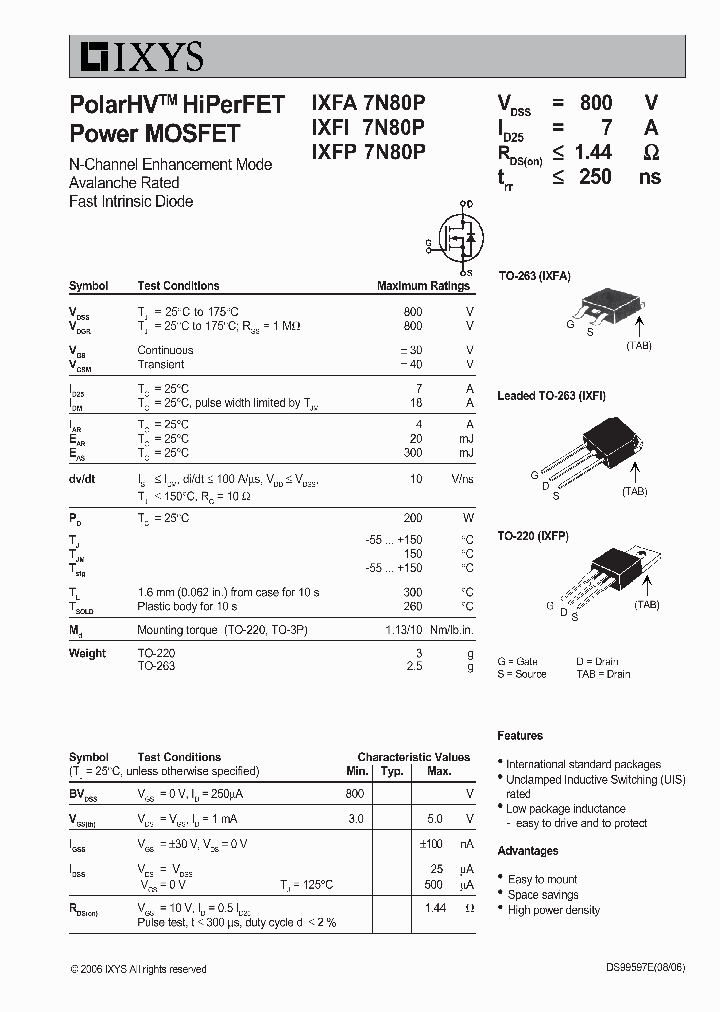 IXFP7N80P_8184044.PDF Datasheet