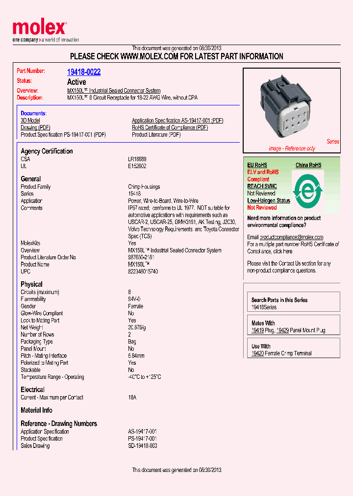 19418-0022_8186582.PDF Datasheet