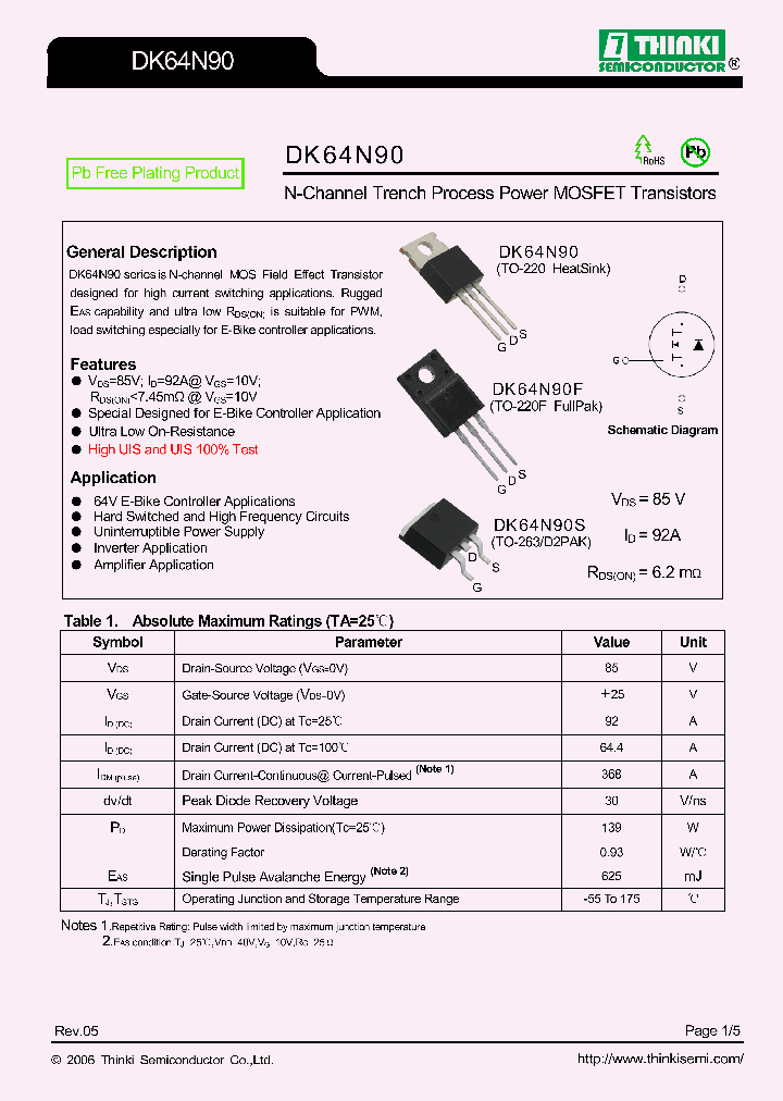 DK64N90_8186743.PDF Datasheet