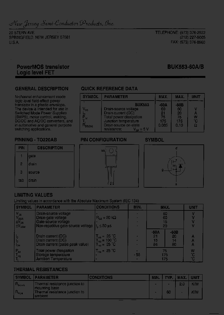 BUK553_8187749.PDF Datasheet