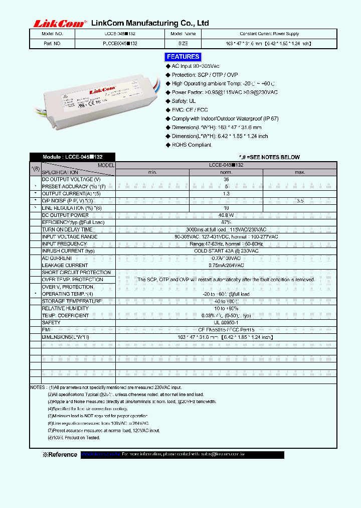 LCCE-045X132_8188774.PDF Datasheet