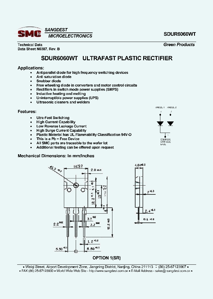 SDUR6060WT_8189036.PDF Datasheet