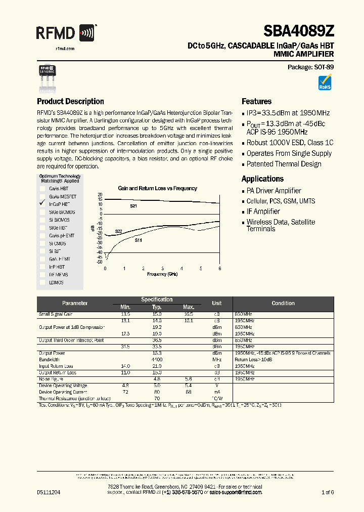 SBA-4089Z_8190467.PDF Datasheet