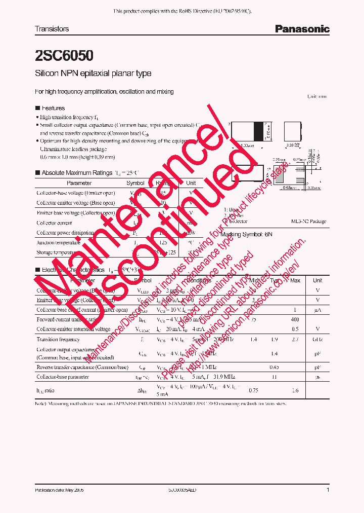 2SC6050_8191756.PDF Datasheet