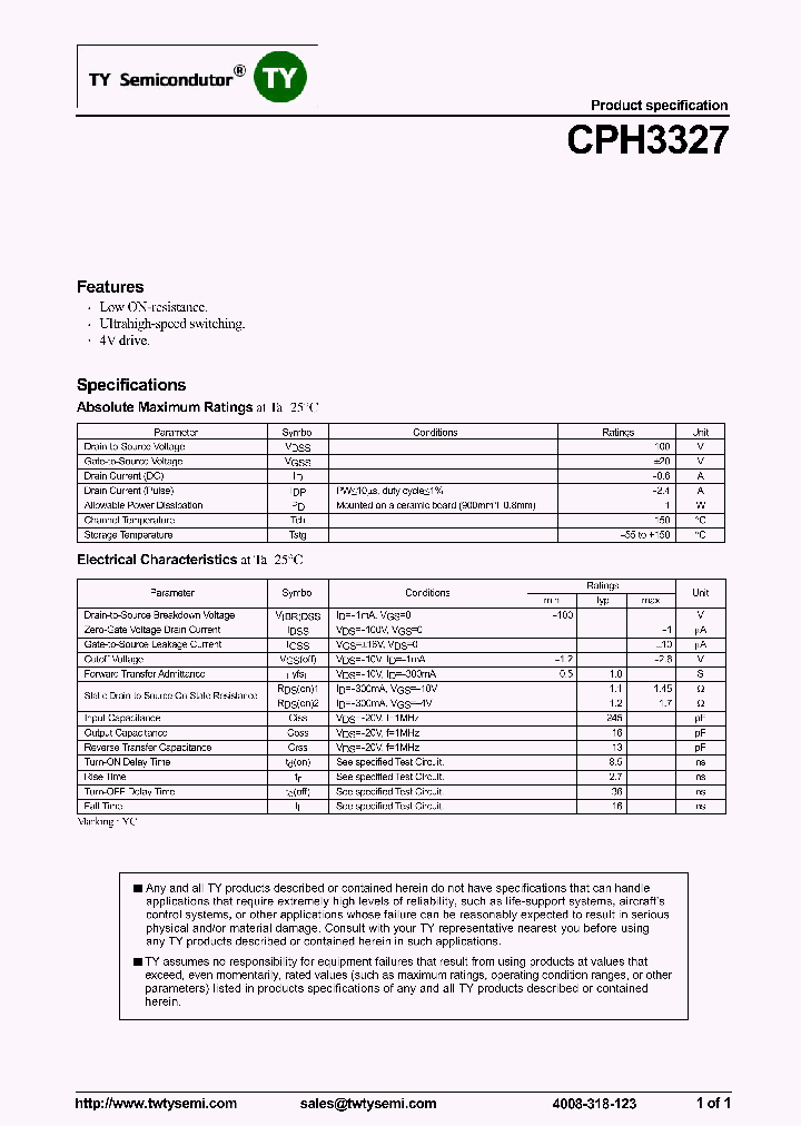 CPH3327_8191740.PDF Datasheet