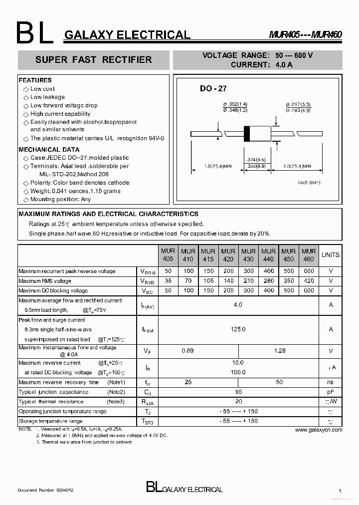 MUR420_7827061.PDF Datasheet