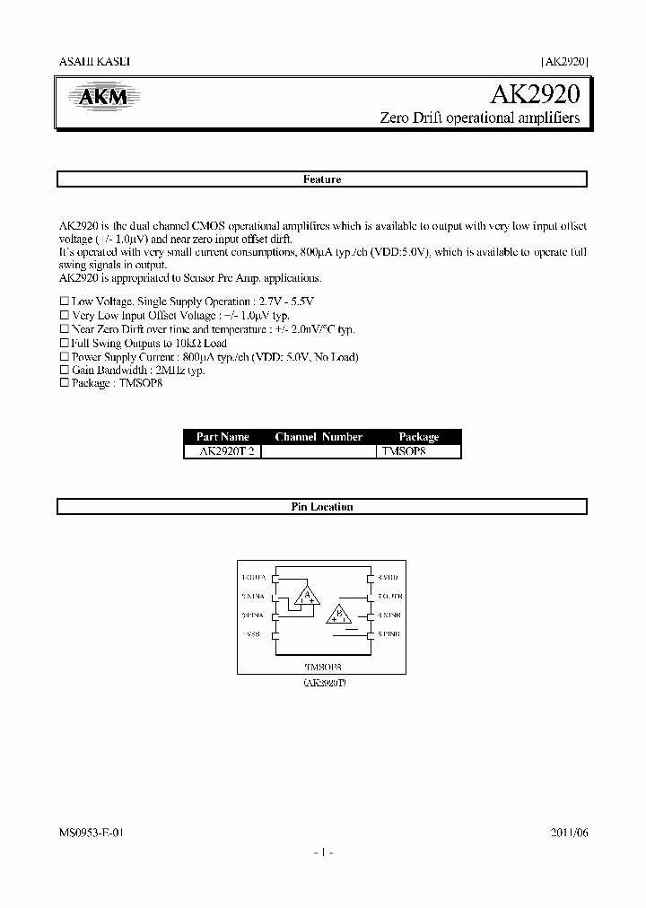 AK2920_7828078.PDF Datasheet