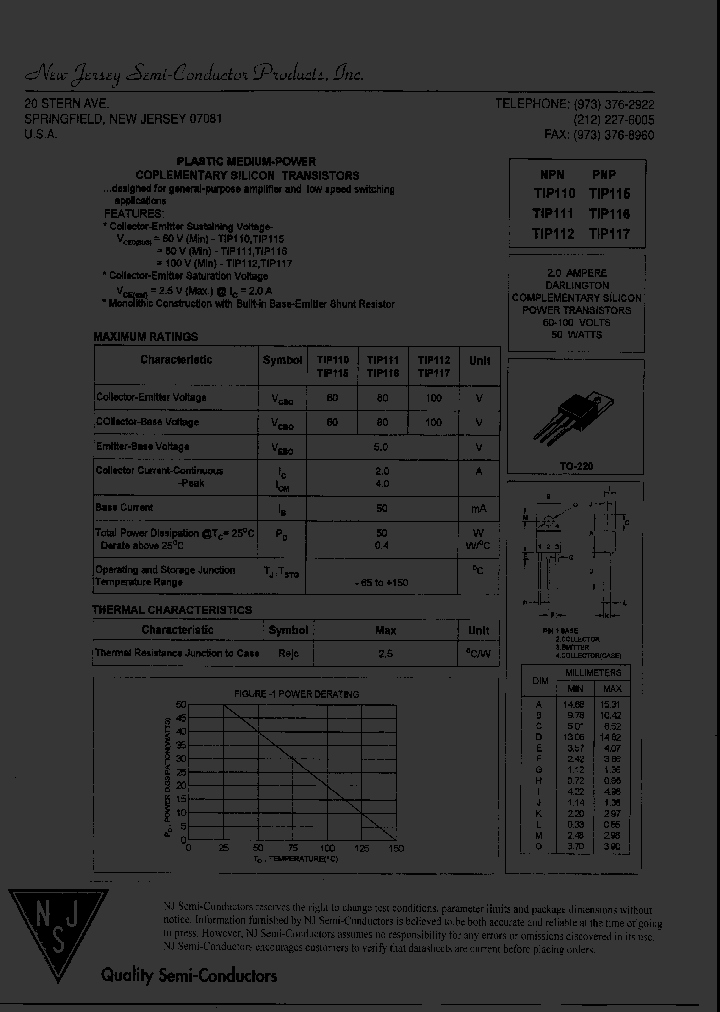 TIP110_8194652.PDF Datasheet