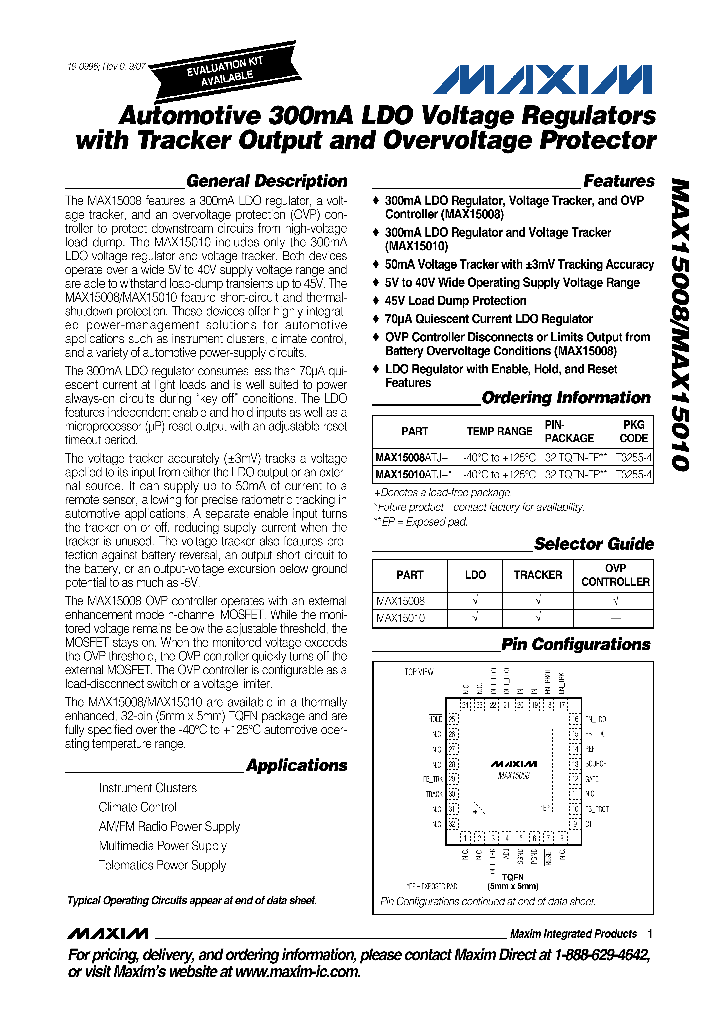 MAX15010_8195146.PDF Datasheet