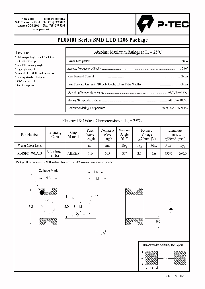 PL00101-WCA03_8197631.PDF Datasheet