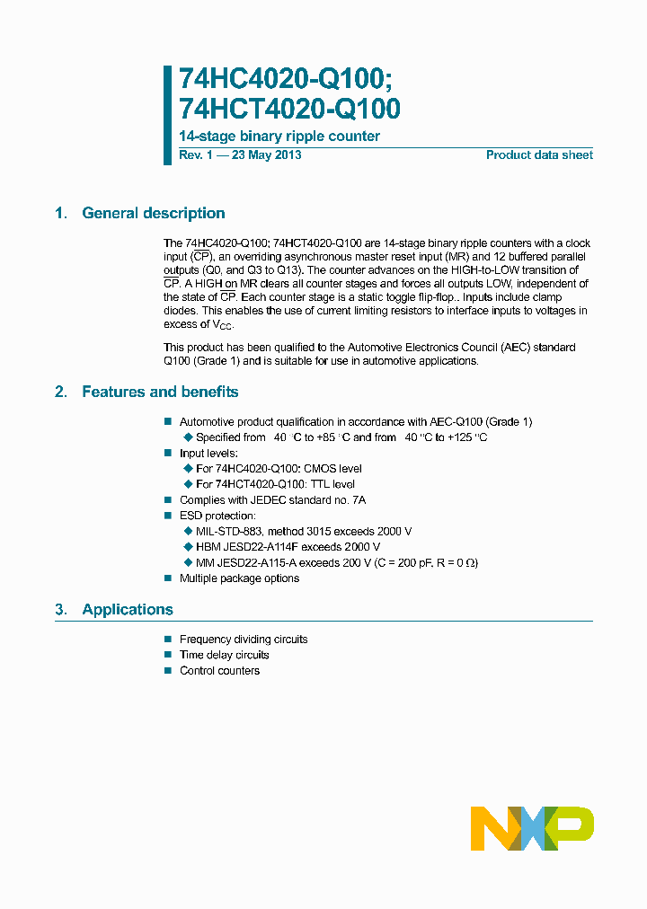 74HC4020BQ-Q100_8198739.PDF Datasheet